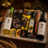 Cesta Gourmet con Vinos, Embutidos y Dulces | Regalo