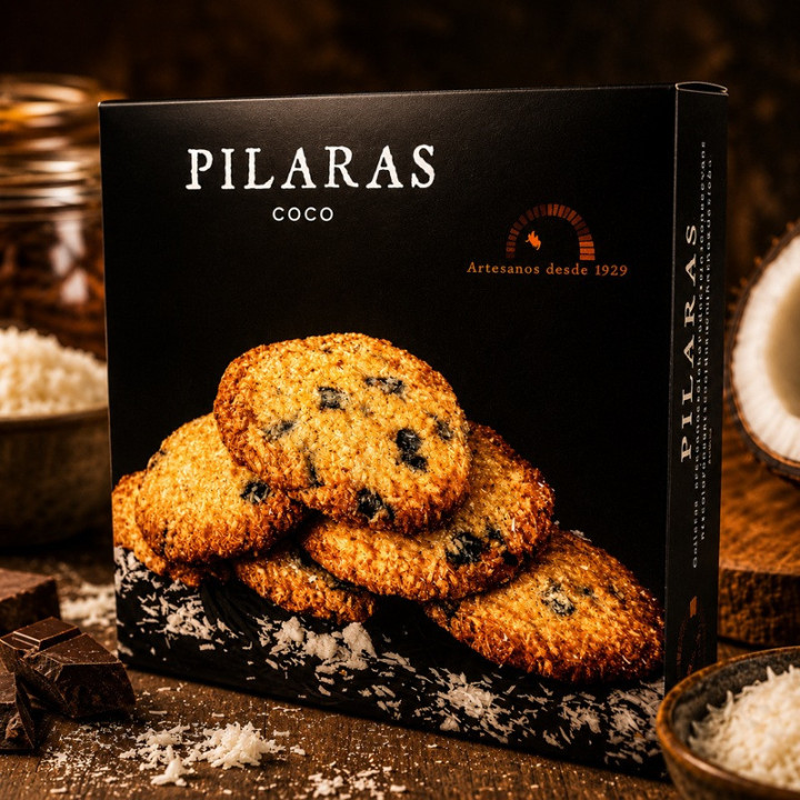 Galletas Pilaras con Coco Artesanas hover