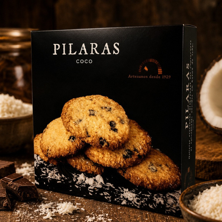 Galletas Pilaras con Coco Artesanas