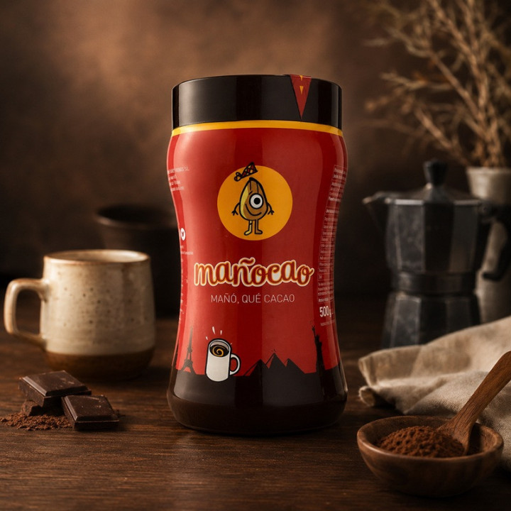 Mañocao cacao soluble aragonés