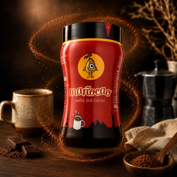 Mañocao cacao soluble aragonés hover