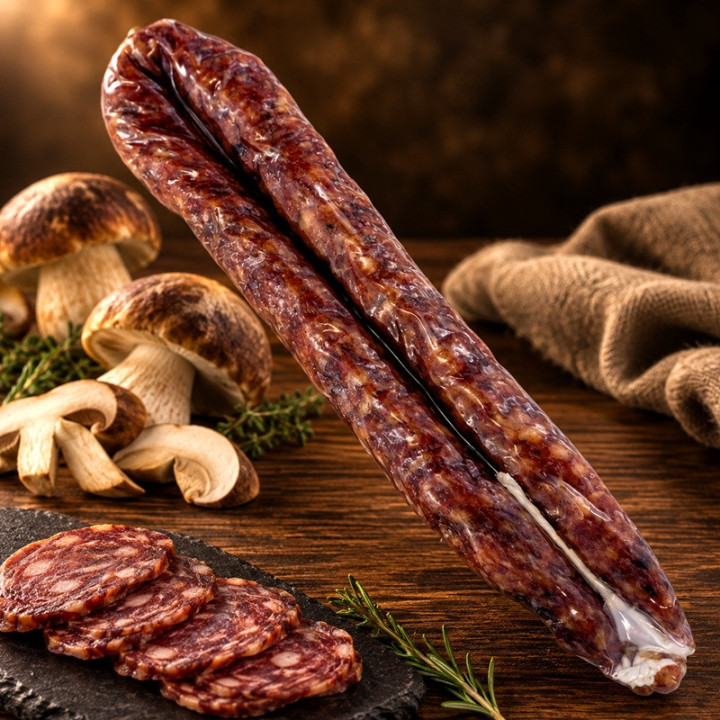 Longaniza con boletus gourmet hover