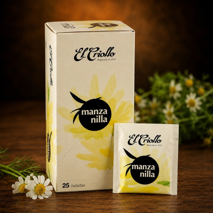 Infusión de manzanilla natural