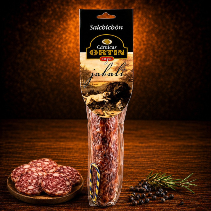 Salchichón de jabalí gourmet hover