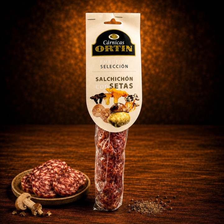 Salchichón con setas gourmet hover