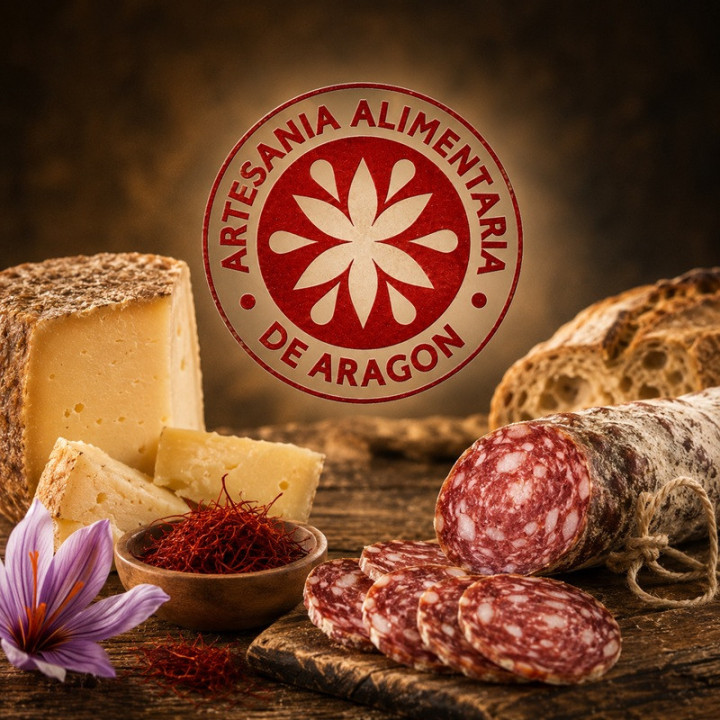 Longaniza con trufa Ortín sello artesania