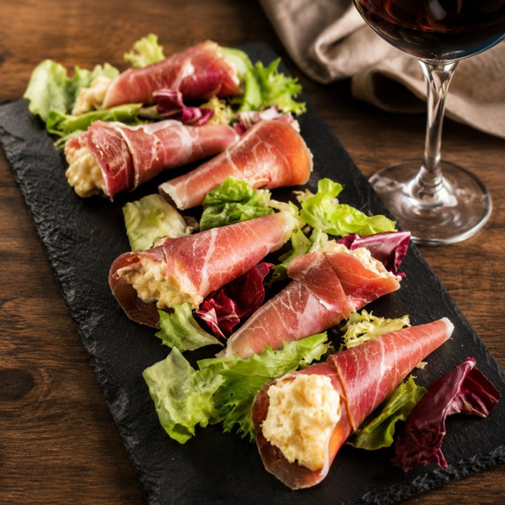 Jamón bodega maza al vacío maridaje