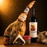 Lote gourmet con Jamón de Teruel, vino, queso y paté hover