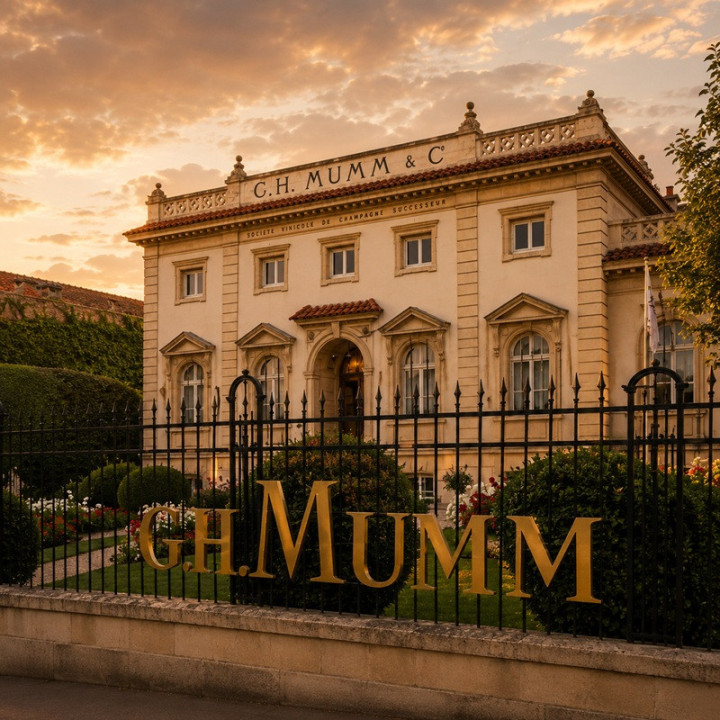 Champagne G.H. Mumm bodega