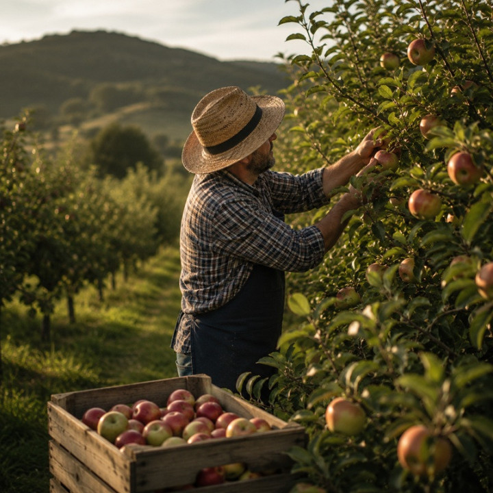Delicia de Manzana Esperiega con Azafrán productor