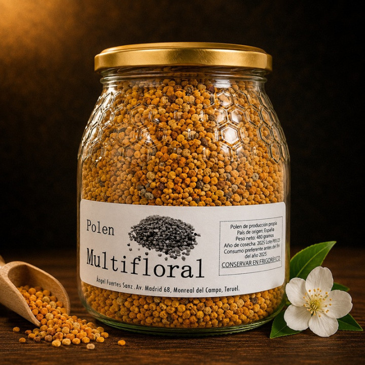 Polen multifloral natural artesano 480 g