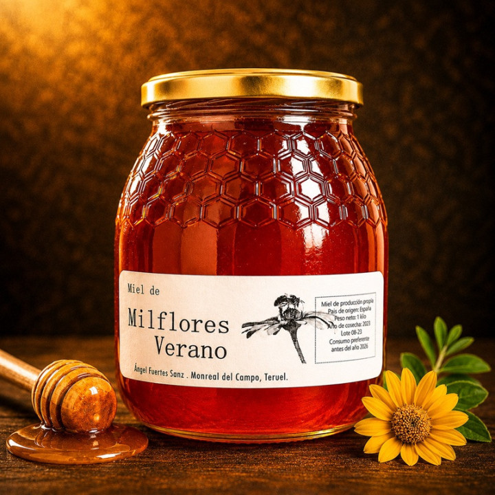 Miel de flores de verano artesana 1 kg hover