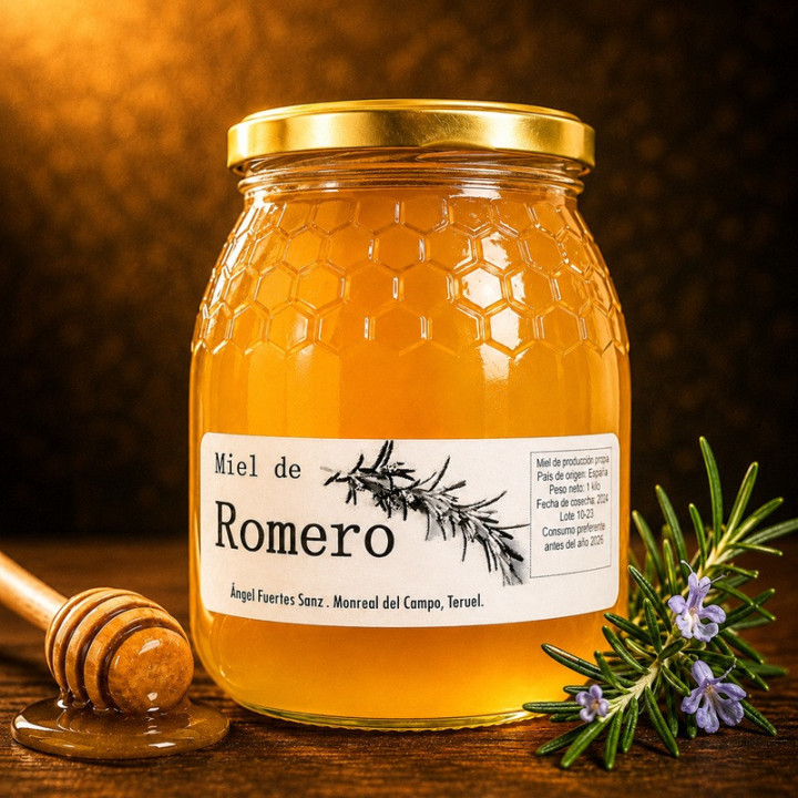 Miel de romero artesana 1 kg hover