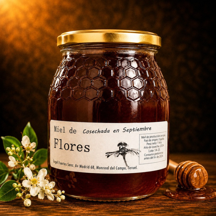Miel de flores de septiembre artesana 1 kg hover