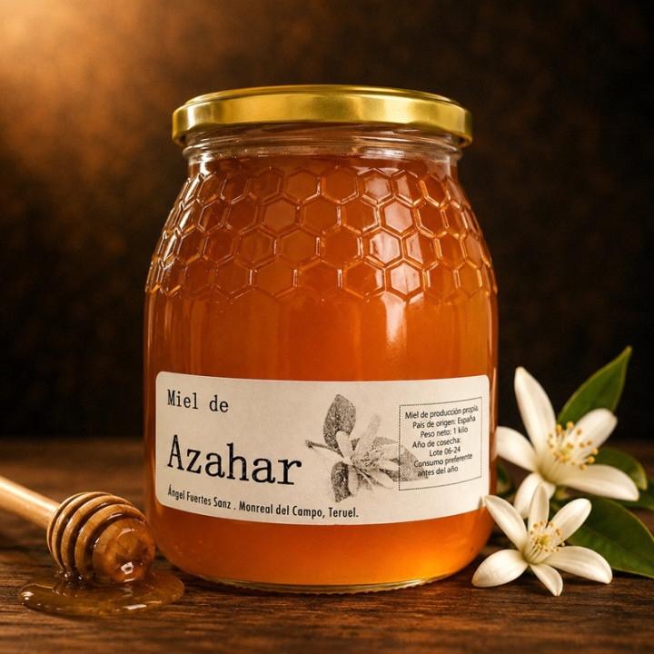 Miel de azahar artesana 1 kg