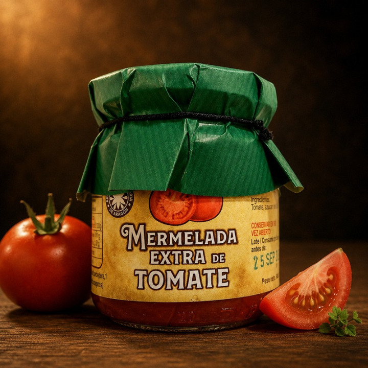 Mermelada de tomate gourmet 210 g