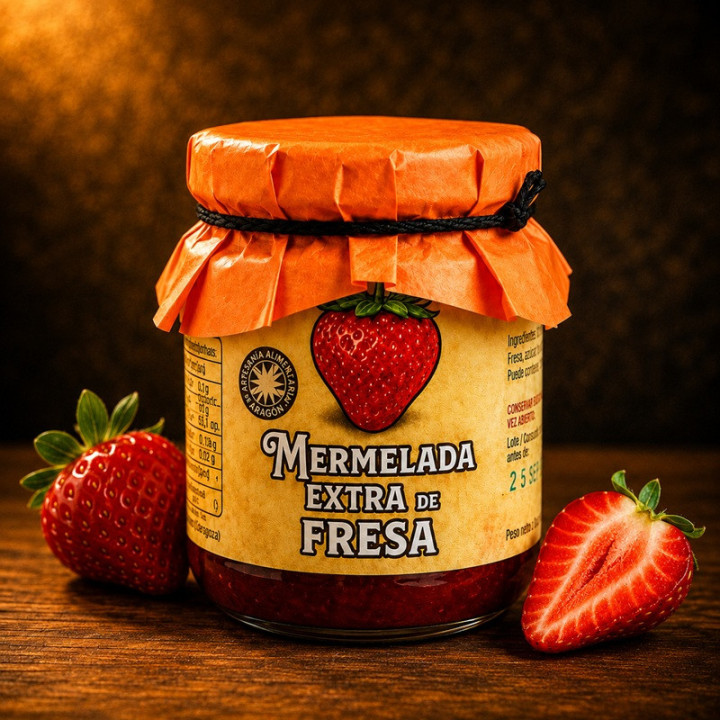 Mermelada de fresa gourmet 210 g hover