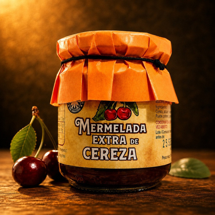 Mermelada de cereza gourmet 210 g hover