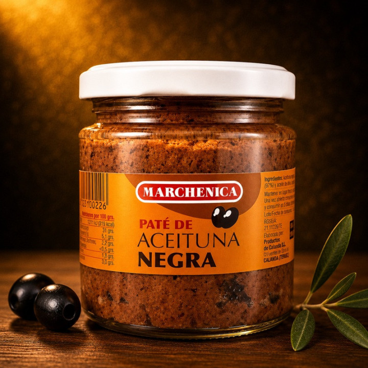 Paté de aceituna negra gourmet 220 g hover