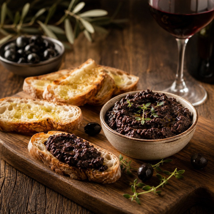 Paté de aceituna negra gourmet 220 g maridaje