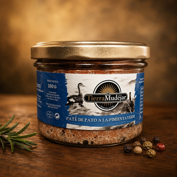 Paté de pato a la pimienta 180 g