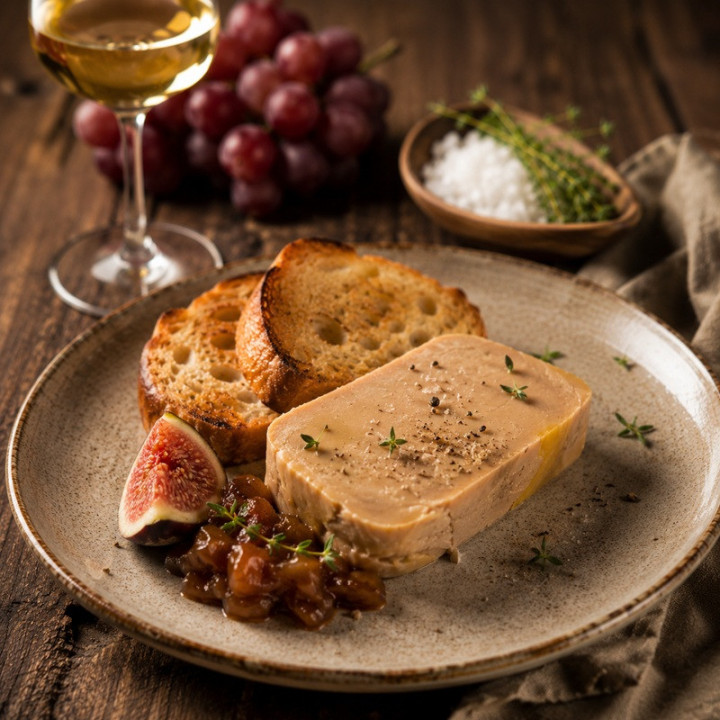 Bloc de foie de pato 130 g maridaje