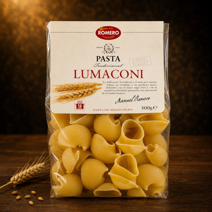 Pasta lumaconi al bronce gourmet
