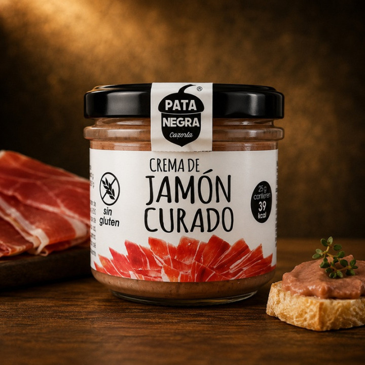 Paté de crema de jamón curado