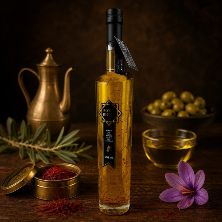 aceite con azafrán 50cl