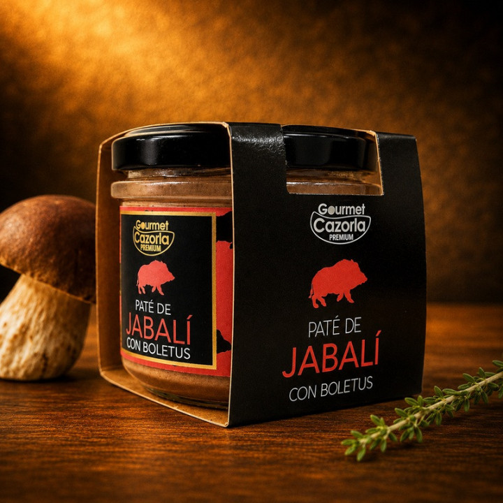 Paté de jabalí con boletus gourmet hover