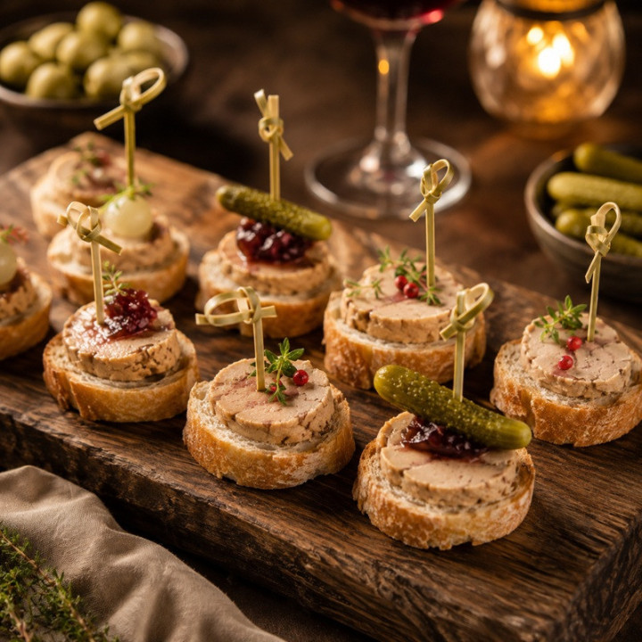 Paté de jabalí con boletus gourmet maridaje