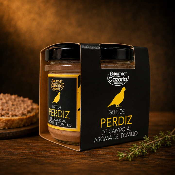 Paté de perdiz al tomillo gourmet