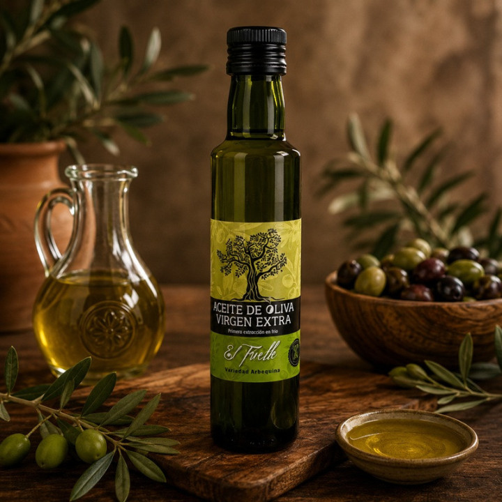 Aceite de Oliva Virgen Extra Arbequina 250 ml | Primera Extracción