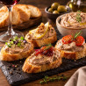 Paté ibérico con AOVE gourmet maridaje
