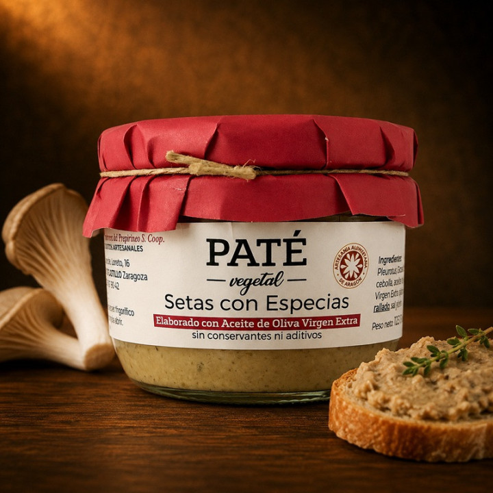 Paté de setas gourmet