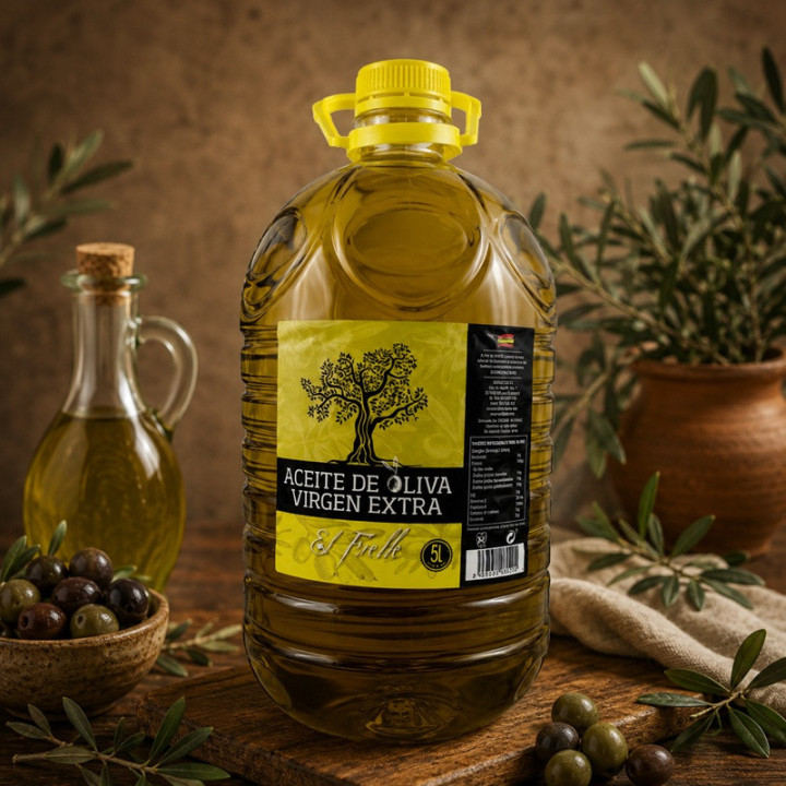 Aceite de Oliva Virgen Extra Arbequina 5 L | Garrafa AOVE