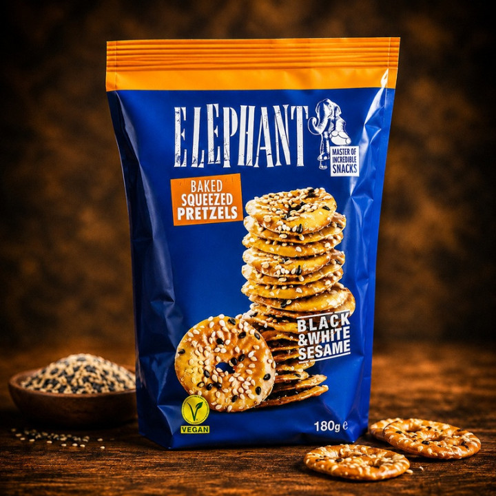 Galletitas Finas Elephant con Sésamo 80 g hover