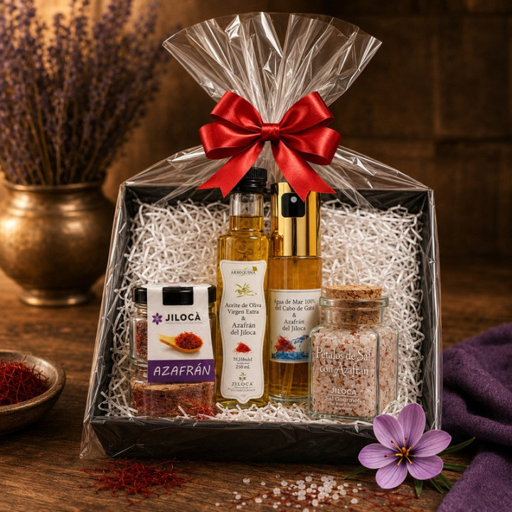 Cesta Gourmet de Azafrán para Cocina